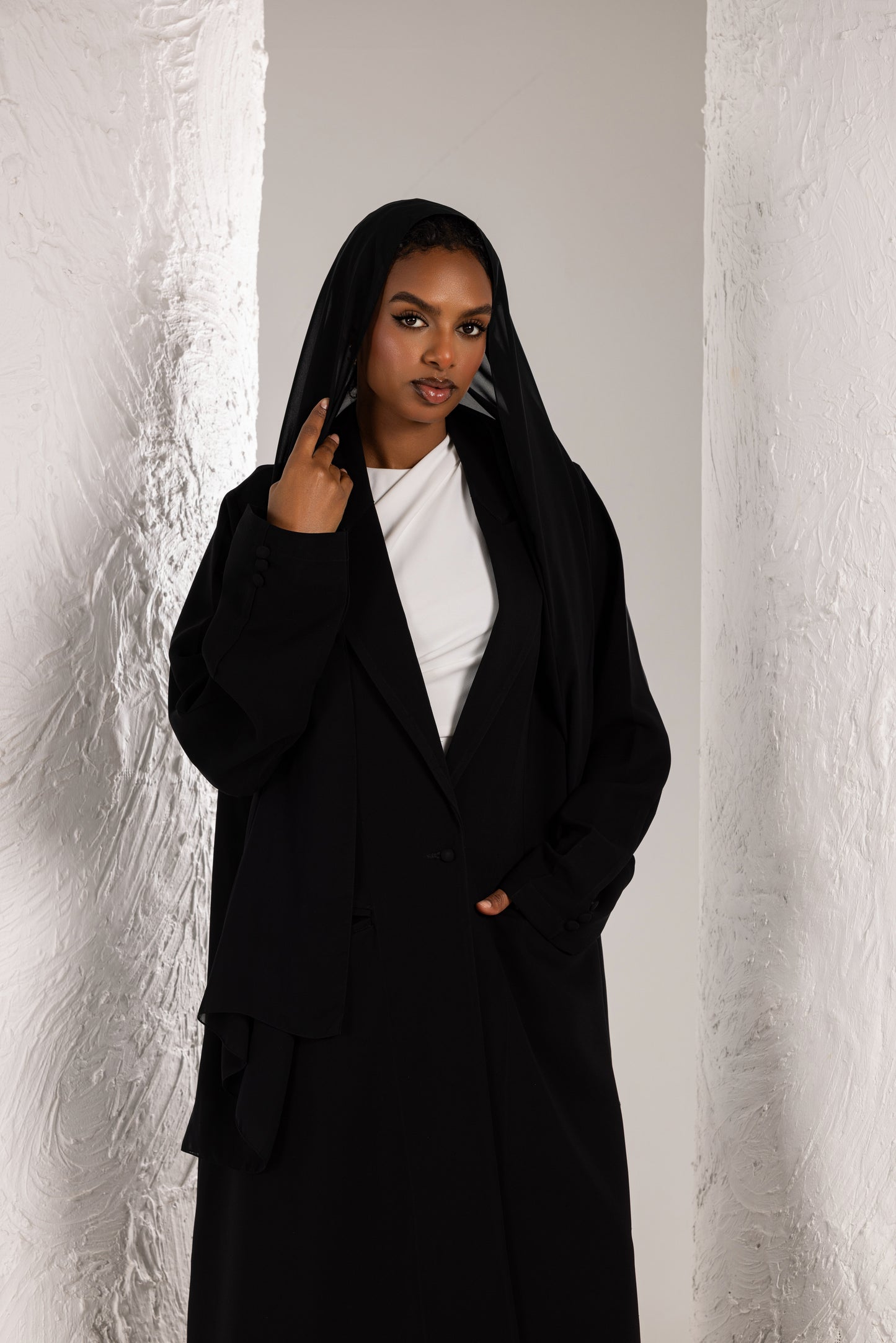 Black Blazer Abaya
