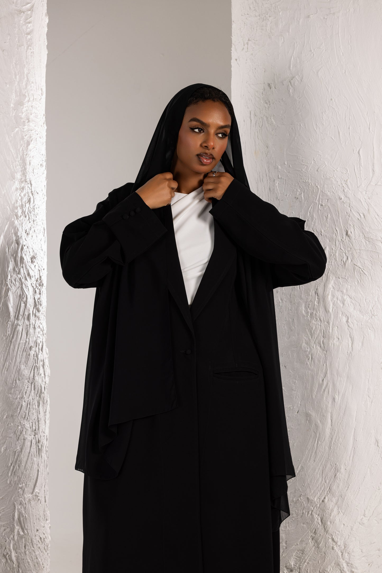 Black Blazer Abaya