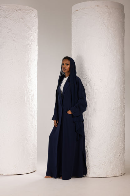 Navy Blazer Abaya